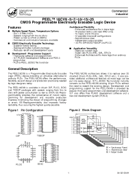 Datasheet PEEL18CV8 manufacturer Неопределенные