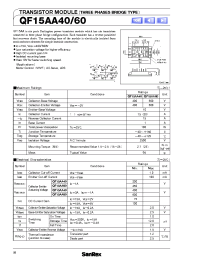 Datasheet QF15AA60 manufacturer Неопределенные