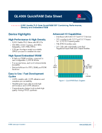 Datasheet QL4009-4PL68M manufacturer Неопределенные