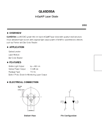 Datasheet QL65D5SA manufacturer Неопределенные