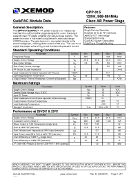 Datasheet QPP-015 manufacturer Неопределенные