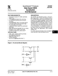 Datasheet QS32390 manufacturer Неопределенные