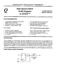 Datasheet QS74FCT2X2374T manufacturer Неопределенные
