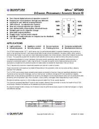 Datasheet QT320 manufacturer Неопределенные