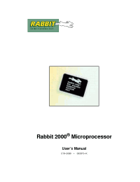 Datasheet Rabbit2000 manufacturer Неопределенные