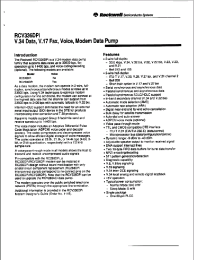 Datasheet RCV336DPI manufacturer Неопределенные