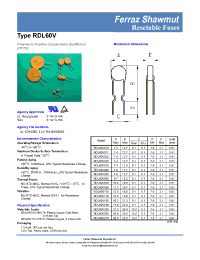 Datasheet RDL60V065 manufacturer Неопределенные