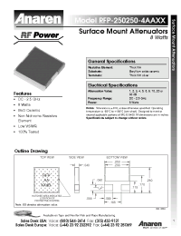 Datasheet RFP-250250-4AA9 manufacturer Неопределенные