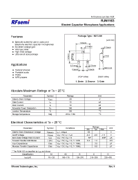 Datasheet RJN1163 manufacturer Неопределенные