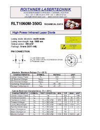 Datasheet RLT1060M-350G manufacturer Неопределенные