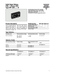 Datasheet RP530060--0 manufacturer Неопределенные