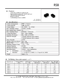 Datasheet RSB-6 manufacturer Неопределенные