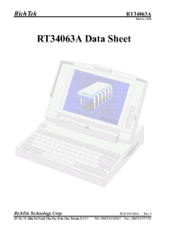 Datasheet RT34063ACS manufacturer Неопределенные