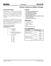 Datasheet RT9161B-42CX производства Неопределенные