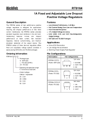 Datasheet RT9164-28CL производства Неопределенные