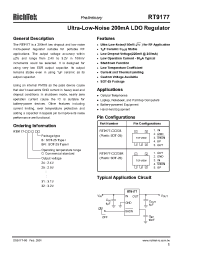 Datasheet RT9177-30CB manufacturer Неопределенные