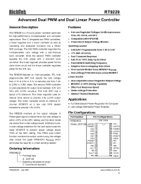 Datasheet RT9229 производства Неопределенные