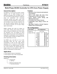 Datasheet RT9237 manufacturer Неопределенные