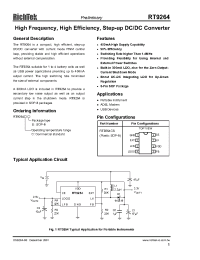 Datasheet RT9264 manufacturer Неопределенные