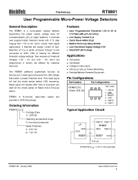 Datasheet RT9801BCE manufacturer Неопределенные