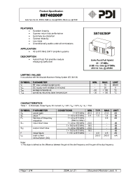 Datasheet S8740200P manufacturer Неопределенные