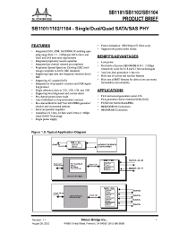 Datasheet SB1101 manufacturer Неопределенные
