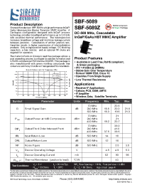 Datasheet SBF-5089 manufacturer Неопределенные