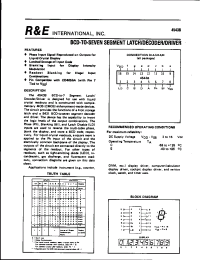 Datasheet SCL4543B manufacturer Неопределенные