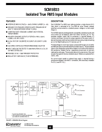 Datasheet SCM5B33-04C manufacturer Неопределенные