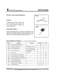 Datasheet SCP10C60 manufacturer Неопределенные