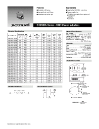 Datasheet SDR1005-3R3M manufacturer Неопределенные