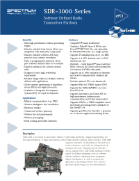 Datasheet SDR_3000 manufacturer Неопределенные