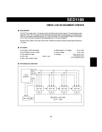 Datasheet SED1180 manufacturer Неопределенные