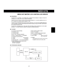 Datasheet SED1278 manufacturer Неопределенные