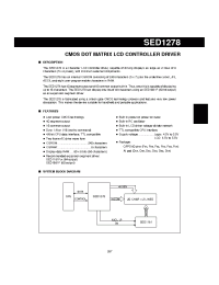 Datasheet SED1278D0F manufacturer Неопределенные