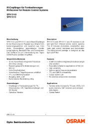 Datasheet SFH5110-30 manufacturer Неопределенные