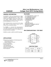 Datasheet SGM3005XMS manufacturer Неопределенные