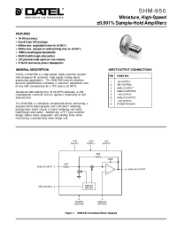 Datasheet SHM-950MM manufacturer Неопределенные