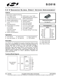 Datasheet Si3016 manufacturer Неопределенные