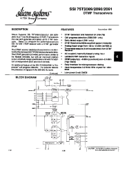 Datasheet SSI75T2091 manufacturer Неопределенные