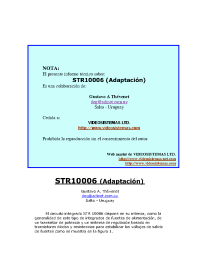Datasheet STR10006 manufacturer Неопределенные
