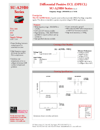 Datasheet SU-A29B1-FREQ manufacturer Неопределенные