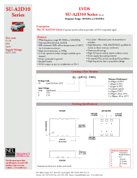 Datasheet SU-A2D10 manufacturer Неопределенные