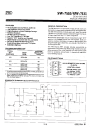 Datasheet SW-7510 manufacturer Неопределенные