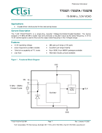 Datasheet T73327A-MO8 manufacturer Неопределенные