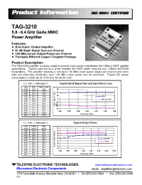 Datasheet TAG-3210 производства Неопределенные