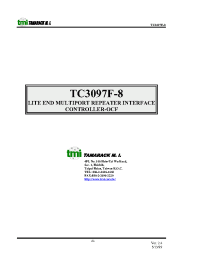 Datasheet TC3097F-8 manufacturer Неопределенные