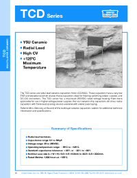 Datasheet TCD31E2E334M manufacturer Неопределенные