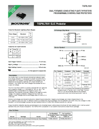 Datasheet TISP6L7591DR manufacturer Неопределенные