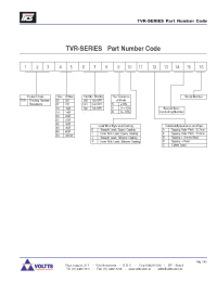 Datasheet TVM0A220K manufacturer Неопределенные